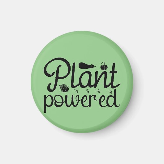 PLANT POWERED MAGNEET (Voorkant)