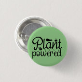 PLANT POWERED RONDE BUTTON 3,2 CM (Voorkant /achterkant)
