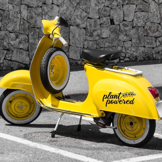 Plant Powered, Vegan Sticker