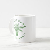 Plant Puns Are So Ferny Koffiemok (Voorkant links)