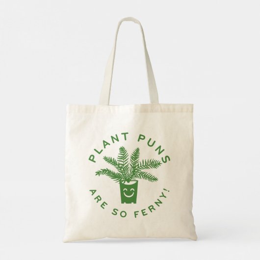 Plant Puns Are So Ferny Tote Bag (Achterkant)