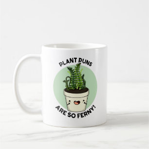 Plant Puns is zo ferny Funn Pun Koffiemok
