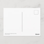 Plant Punten Vroege Lente Zwart Wit Aangepast Beri Briefkaart (Achterkant)