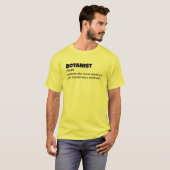 Plant Researcher Funny Definition T-shirt (Voorkant volledig)