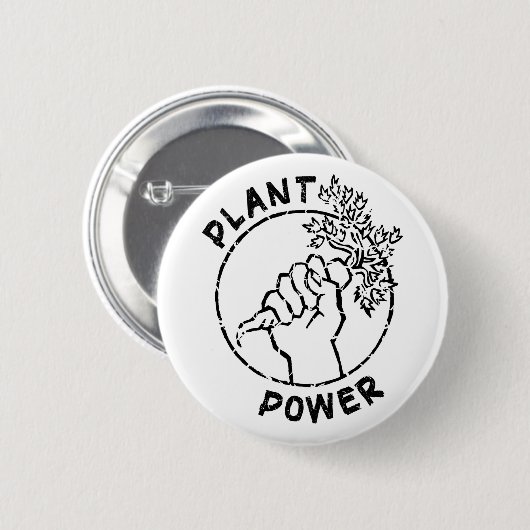 Plant Ronde Button 5,7 Cm (Voorkant /achterkant)