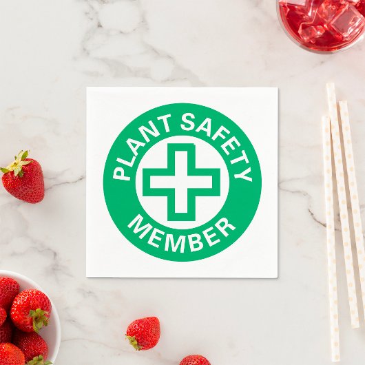 Plant Safety Member Paper Napkins Servet