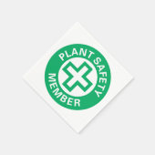 Plant Safety Member Paper Napkins Servet (Hoek)