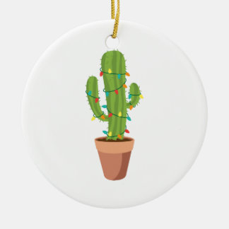 Plant Saguaro Cactus Keramisch Ornament