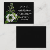 Plant schilderen Dank je Notitiekaartje (Voorkant / Achterkant)