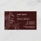 Plant schort - Donkerbruin Visitekaartje (Achterkant)