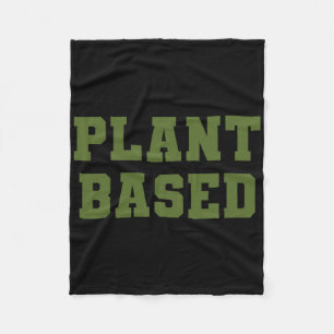 Plant Sed Diet Dino Vegan Vegetarische Natuur Herb Fleece Deken