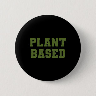 Plant Sed Diet Dino Vegan Vegetarische Natuur Herb Ronde Button 5,7 Cm