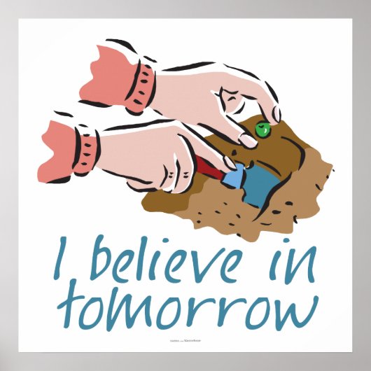 Plant Seeds Gardening Poster (Voorkant)