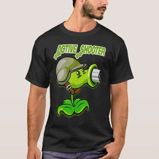 Plant   Shooter T-shirt (Voorkant)