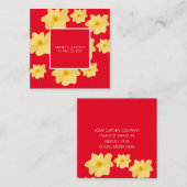 Plant Sitter Red Vierkante Visitekaartje (Voorkant / Achterkant)