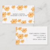 Plant Sitter Visitekaartje (Voorkant / Achterkant)