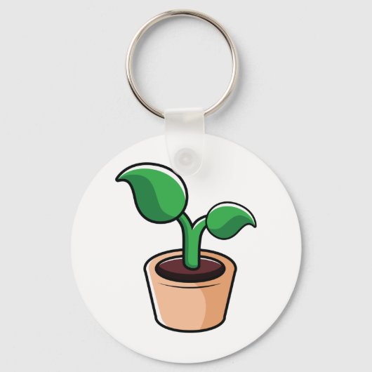 Plant Sleutelhanger (Achterkant)