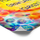 Plant Smile Cheerful Inspirerend Poster (Hoek)