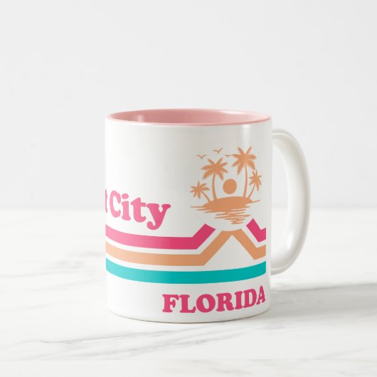  Plant Stad Florida Tweekleurige Koffiemok (Voorkant rechts)