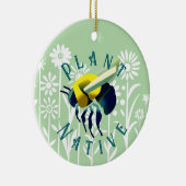 Plant standaard keramisch ornament (Rechts)