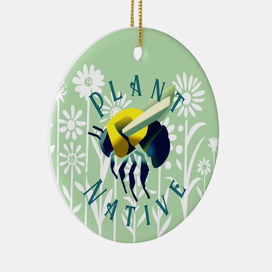 Plant standaard keramisch ornament (Rechts)