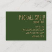 Plant Stem Thorns Natuur Park Visitekaartje (Achterkant)