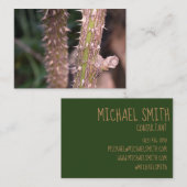 Plant Stem Thorns Natuur Park Visitekaartje (Voorkant / Achterkant)