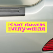 PLANT STROMEN ELK WEER! BUMPERSTICKER (Op auto)