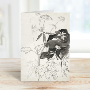 Plant studie   Carel Adolph Cachet Kaart