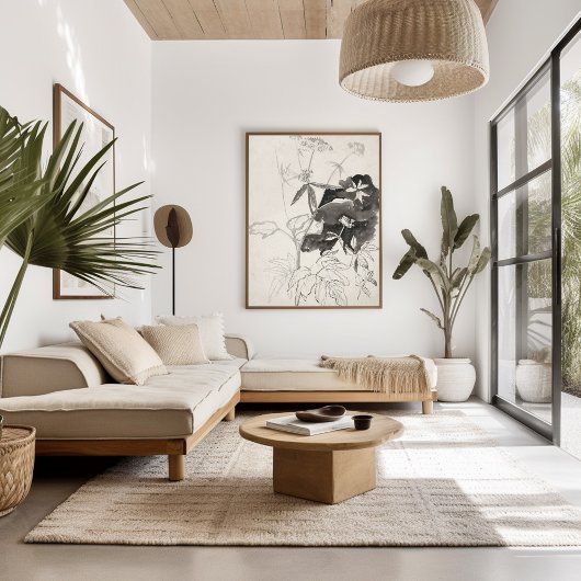 Plant studie | Carel Adolph Cachet Poster