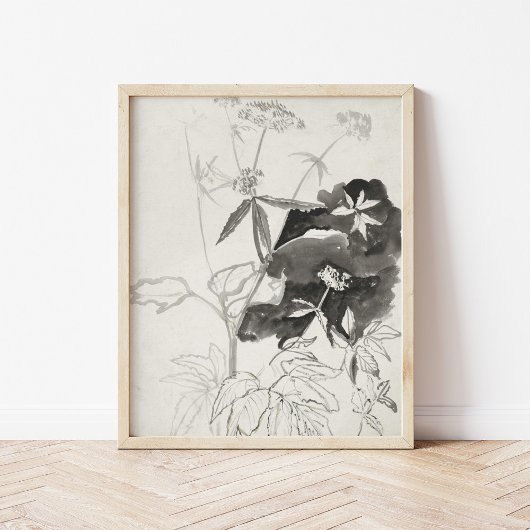 Plant studie | Carel Adolph Cachet Poster