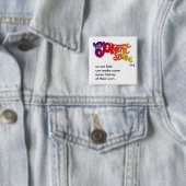 Plant Studios.org Vierkante Button 5,1 Cm (In situ)