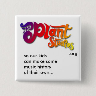 Plant Studios.org Vierkante Button 5,1 Cm