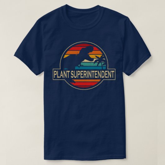 Plant Superintendent Dinosaur T-shirt (Design voorkant)