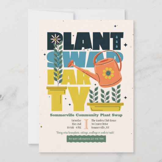 Plant swap kaart (Voorkant)