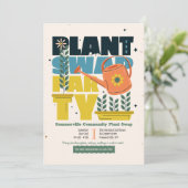 Plant swap kaart (Staand voorkant)