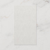 Plant Symbool - Groen op Canvas Visitekaartje (Achterkant)