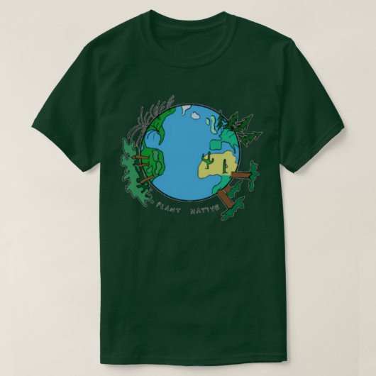 plant t-shirt (Design voorkant)