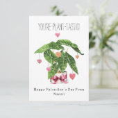 Plant-tastic Pun Photo Classroom Valentijn Kaart (Staand voorkant)
