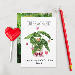 Plant-tastic Pun Photo Classroom Valentijn Kaart