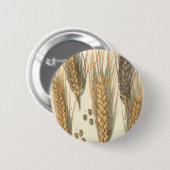 Plant tegen droogte,  landbouw ronde button 5,7 cm (Voorkant /achterkant)