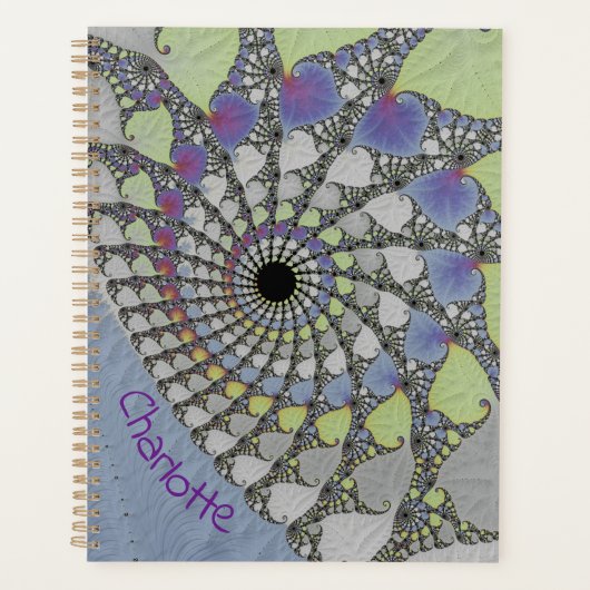 Plant textuur fractal planner (Voorkant)