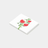 Plant tomaat grote vruchten groenten rood post-it® notes (Schuin)