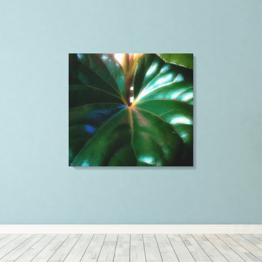 Plant tractorzitplaats canvas afdruk (Insitu (Houten vloer))