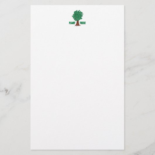 Plant Trees Briefpapier (Voorkant)