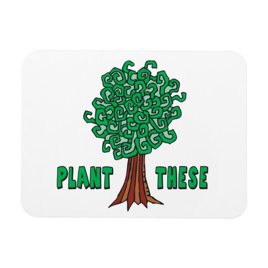 Plant Trees Magneet (Horizontaal)
