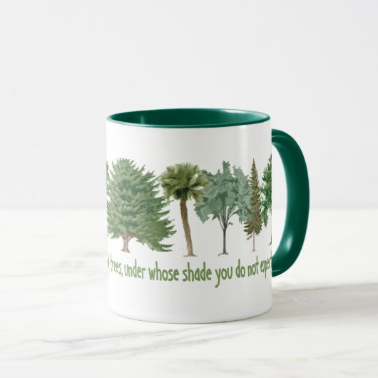 Plant Trees Mok (Voorkant rechts)