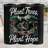 Plant Trees, Plant Hope" - Milieuvriendelijk tuini Thermosbeker