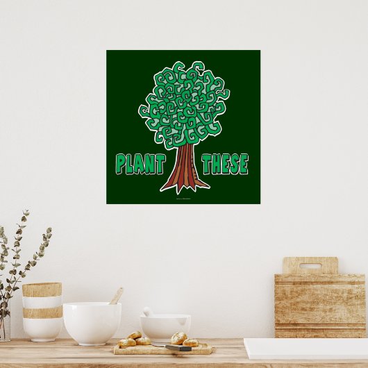 Plant Trees Poster (Keuken)