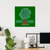 Plant Trees Poster (Thuiskantoor)